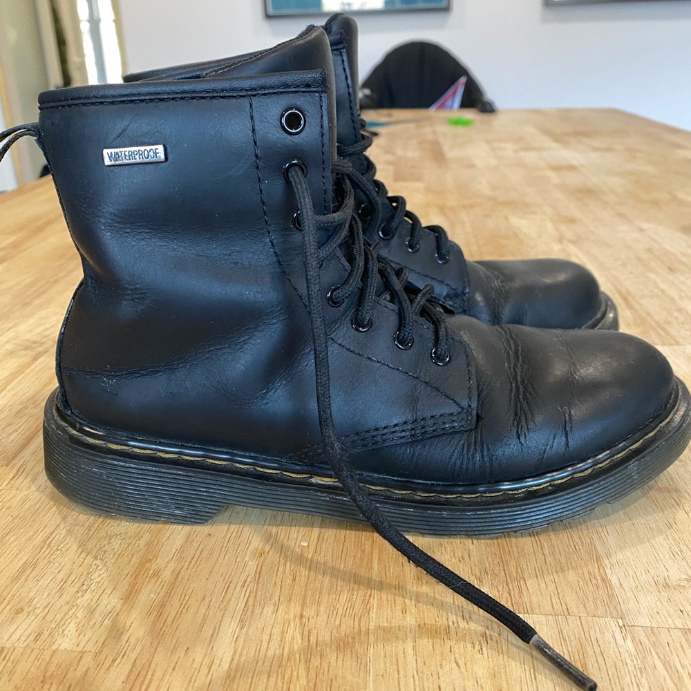 Dr Martens 1460 Waterproof preloved Black Leather Boots